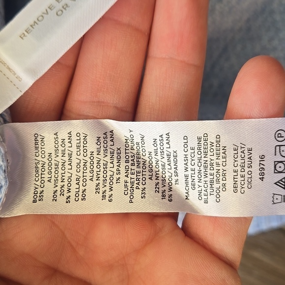 Loft Heathered Blue Boatneck Sweater - Picture 8 of 8